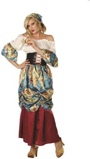rg costumes women's esmeralda, burgundy/blue/cream/multi, large/810