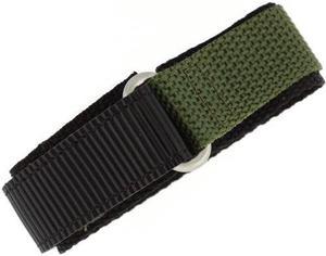 watch band nylon one piece wrap sport strap military adjustable hook and loop 22mm