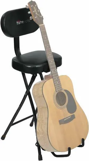 Gator Frameworks GFW-GTR-SEAT Guitar Performance Seat & Guitar Stand