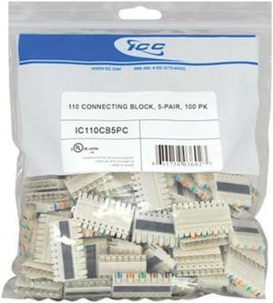 Icc Ic110Cb5Pc 110 Connecting Block- 5-Pair- 100 Pk