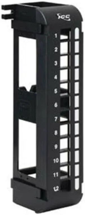 Icc Ic107Bp12V Patch Panel- Blank- Vertical- Hd-12-Port