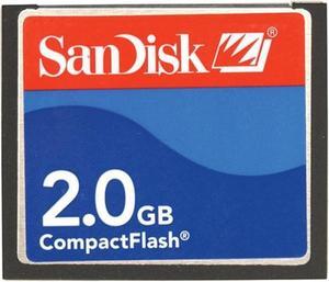 Sandisk 2GB Compactflash Card Type I (SDCFB-2048-A10, Retail Package)