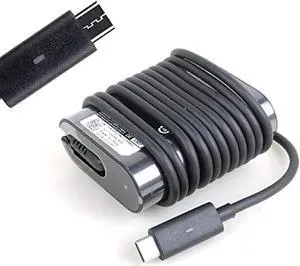 Dell HA30NM150 DA30NM150 USB-C AC Adapter 20v/12v/5v-1.5A/2A/2a, Original 30watt 08XTW5 0F17M7 Charger for Laptop/Tablet/Cell Phone.