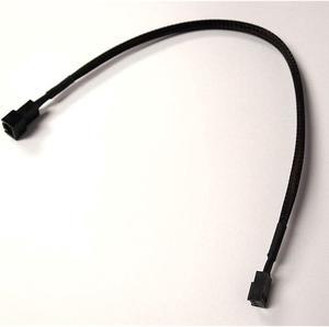 OKGEAR 3-Pin Fan Extension Cable with Black Sleeving (12")