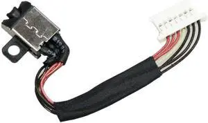 For Dell Inspiron 5370 Vostro 5471 P87G P88G DC Power Jack W/ Cable TV8K5 0TV8K5