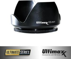 ULTIMAXX Polaroid Tulip Camera Threaded Lens Hood 49mm (Prevents Lens Flare)