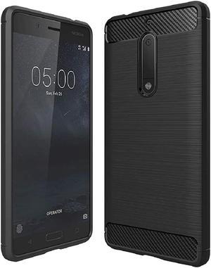 Nokia 5 Case AMZER Pudding TPU Slim Fit Case ShockProof Bumper Cover for Nokia 5  Black