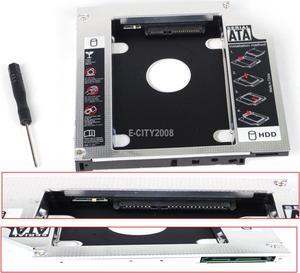 SATA 2nd Hard Drive HDD SSD Caddy For Dell E5400 E5410 E5420 E5500 E5510 E5520