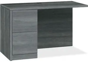 HON 10500 Series Sterling Ash Laminate Desking - 42" x 24" x 29.5" - 2 x...