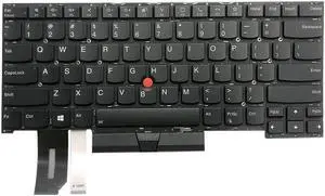 New US Black English Backlit Laptop Keyboard (without palmrest) for Lenovo ThinkPad T14S SN20W19559 PK131L51B00 Light Backlight