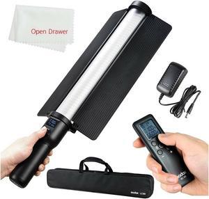 Godox LC500 3300K-5600K Adjustable Handle LED Light Stick Built-in Lithiunm B...