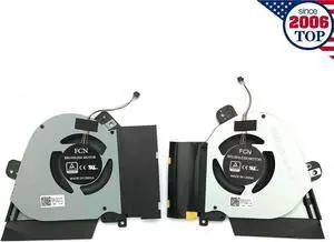 Gpu and Cpu cooling fan for ASUS ROG Zephyrus GX502G GX502GW GX502GV GU502LV 12V voltage