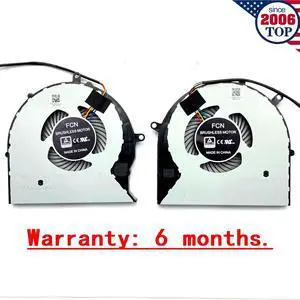 Gpu and Cpu cooling fan for ASUS GL703 GL703V GL703VM GL503VM DC12V voltage 0.4A