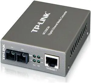TP-Link MC200CM Gigabit RJ45 to Gigabit Multi-Mode SC Fiber Media Converter New