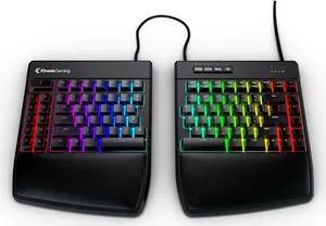 KINESIS Gaming Freestyle Edge RGB Split Mechanical Keyboard (MX Blue)