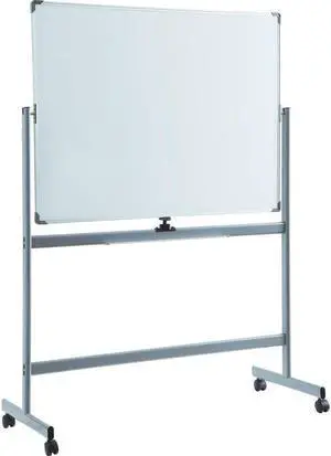 Lorell Magnetic Whiteboard Easel - 72" (6 ft) Width x 48" (4 ft) Height -...