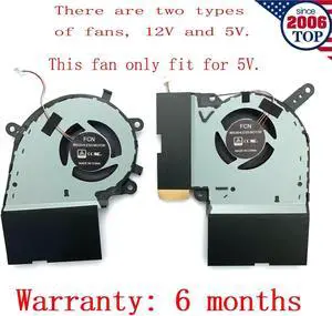 Gpu and Cpu cooling fan for ASUS ROG Strix G731G G731GW 5V 0.5A