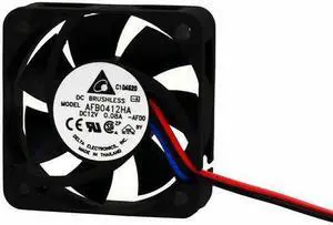 6000RPM BRAND NAME Delta AFB0412HA-AF00 12VDC 3-PIN 40mm x 40mm X 10mm Fan 6000RPM BRAND NAME Delta AFB0412HA-AF00 12VDC 3-PIN 40mm x 40mm X 10mm Fan