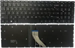 replacement keyboard for HP 15-cp0053cl 15-cp0086nr 15-cp0010nr  US  Backlit Black