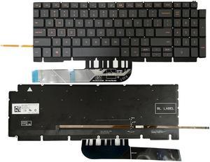 Backlit Keyboard for Dell Precision 5510 5520 5530 Laptops - Replace part number  US