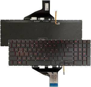 US  for HP 15t-dc 15-dc 15-dh 15-DH001 Laptop Red Backlit Keyboard TPN-Q211