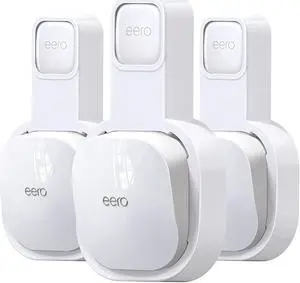 Zell Wall Mount Holder For Eero 6, Eero 6+ Router Mesh Wi-Fi System, Stand Bracket For Eero 6 Plus Extender, The Simplest Outlet Wall Mount Holder No Messy Wires Space Saving White(3 Pack) Zell Wall Mount Holder For Eero 6, Eero 6+ Router Mesh Wi-Fi System, Stand Bracket For Eero 6 Plus Extender, The Simplest Outlet Wall Mount Holder No Messy Wires Space Saving White(3 Pack)