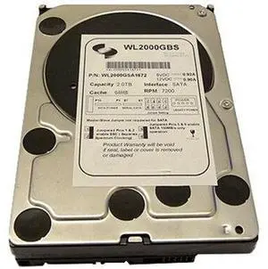 White Label 2TB [64MB Cache] 7200RPM SATA/II 3.5" Destkop Hard Drive -PC/Mac/DVR