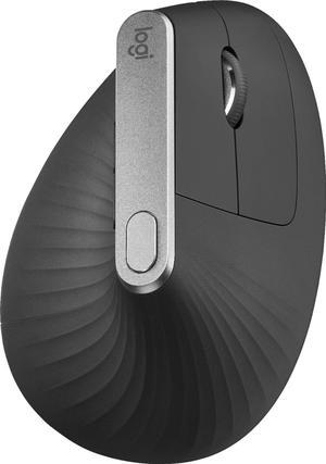 Logitech - MX Vertical Advanced Wireless Optical Mouse with Ergonomic Design ...