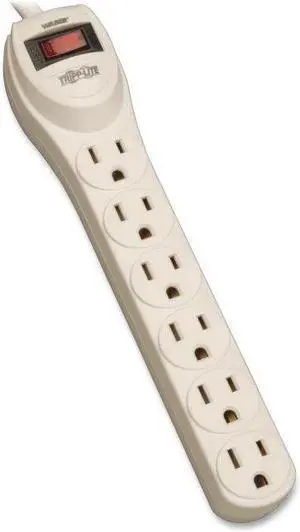 Tripp Lite Waber Industrial Power Strip 6 Outlets 5-15R 4' Cord 15 Amp PS6