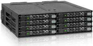 Icy Dock Tougharmor Mb998sp-b Drive Enclosure Internal - Matte Black (mb998spb)