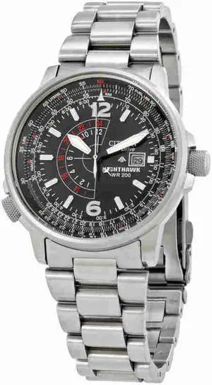 Citizen Nighthawk Eco-Drive Pilot Watch Men's Watch BJ7000-52E