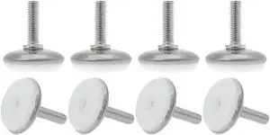 M6 x 20 x 28mm Leveling Feet Adjustable Leveler for Hotel Table Sofa Leg 8pcs
