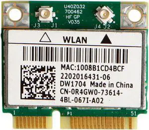 NEW â€‹Genuine Dell DW1704 R4GW0 BCM943142HM Wireless WiFi 300Mbps Bluetooth 4.0