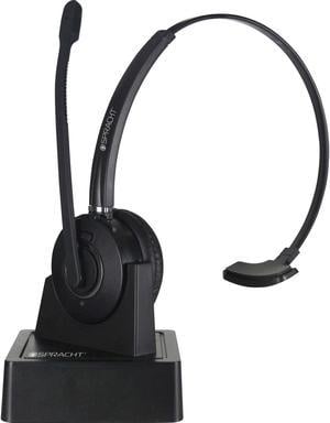 Spracht Wireless Headset Bluetooth v4.0 6-1/2"Wx7-3/4"Lx3"H Black HS2060