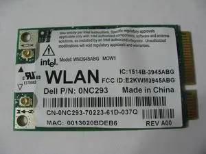 NC293 NEW ORIGINAL WIRELESS WIFI WLAN CARD FOR DELL INTEL WM3945ABG NC293 TESTED