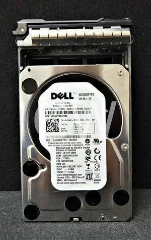 Dell J164R 2TB 5.4K SATA 3Gb/s 3.5in Hard Drive WD2002FYPS