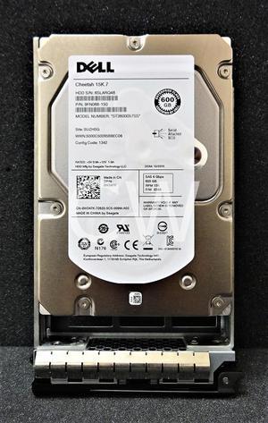 Dell W347K 600GB 15K 6Gb/s 32MB 3.5" SAS HARD DRIVE ST3600057SS W/ Tray