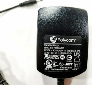 New Polycom PSA15A-480P AC Adapter 48V 0.31A for 310 410 500 600 1500 handset