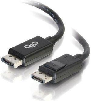 NEW C2G 54403 15ft DisplayPort Cable with Latches 8K UHD M/M Black A/V M