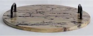Round LichtenburgWood Burning Tray