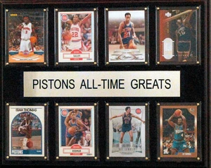 NBA 12"x15" Detroit Pistons All-Time Greats Plaque NBA 12"x15" Detroit Pistons All-Time Greats Plaque