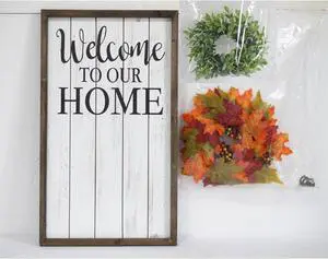 Sign With Wreath