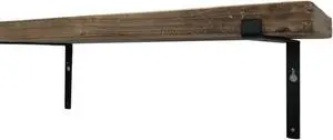 Mix and Match Shelf Bracket Black "L"  Bracket - Set of 2