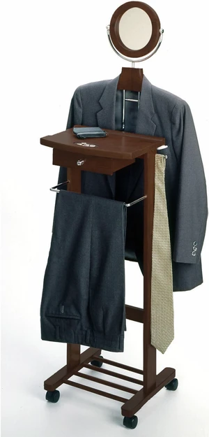 Vanity Valet Stand, Walnut Vanity Valet Stand, Walnut