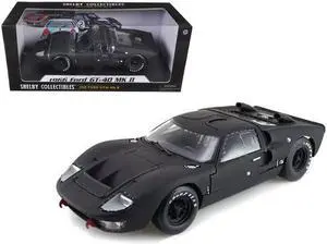 1966 Ford GT-40 GT40 MK 2 Matt Black 1/18 Diecast Car Model by Shelby Collectibles