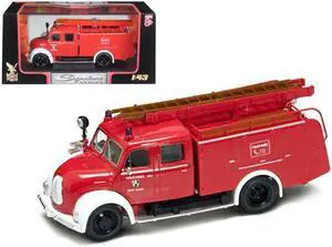 1961 Magirus Deutz Mercur TLF-16 Red/White 1/43 Diecast Model Car by Road Signature