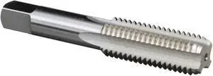 Drill America T/A Series High-Speed Steel Hand Threading Tap, Uncoated (Bright) Finish, Round with Square End Shank, Bottom Chamfer, 1"-12 Size (Pack of 1)