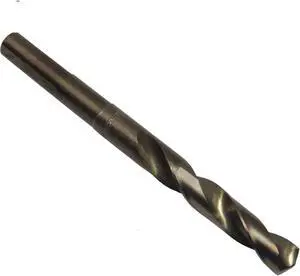 Drill America D/ACO3/8X41/64 3/8" Reduced Shank Cobalt Silver and Deming Drill Bit, 41/64"