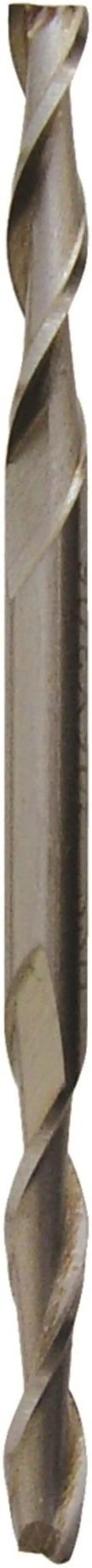 Drill America DWCT Series High-Speed Steel End Mill, Polished Finish, 2 Flute, Square End, 27/64" Cutting Length, 9/64" Cutting Diameter, 2-1/4" Length, 3/16" Shank (Pack of 1)