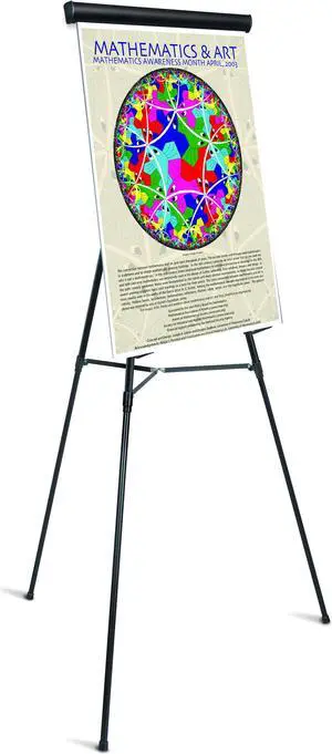 3-Leg Lightweight Telescoping Display Easel, Black